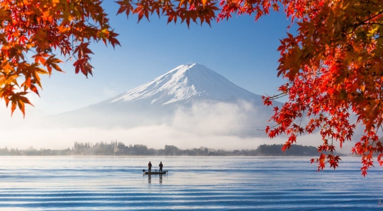 mt fuji autumn