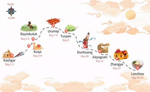15 Days Kashgar to Lanzhou Adventure Tour