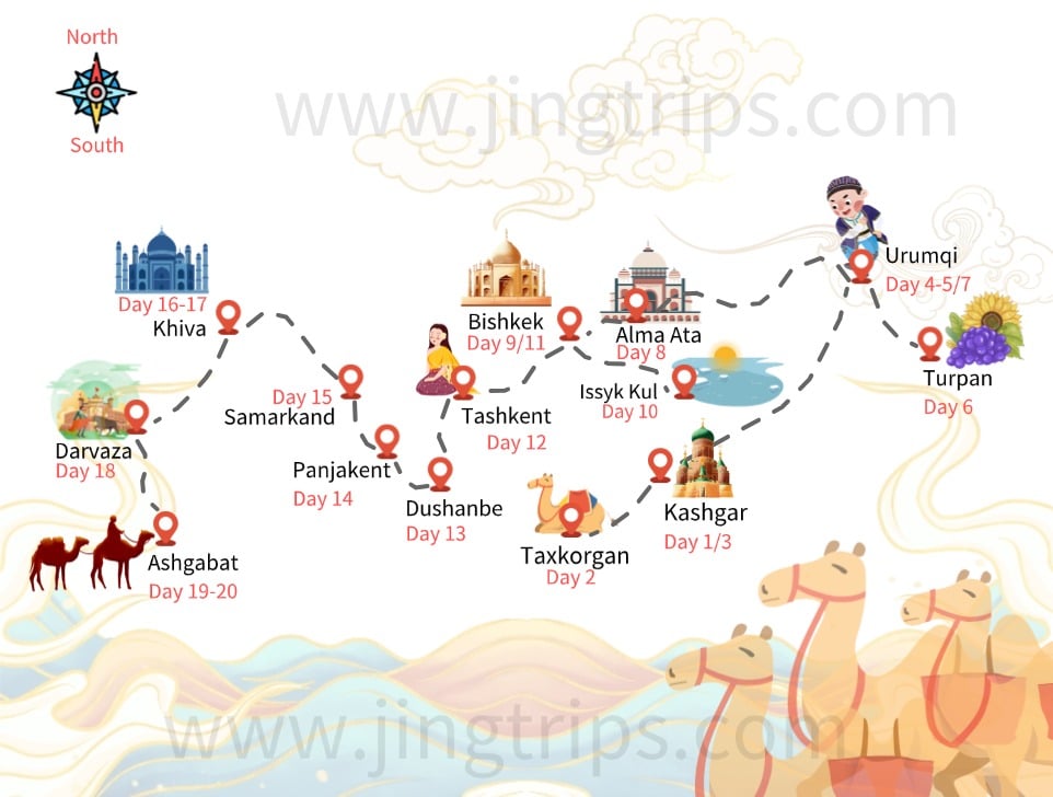 20 Days Central Asia Exploration Tour (2)