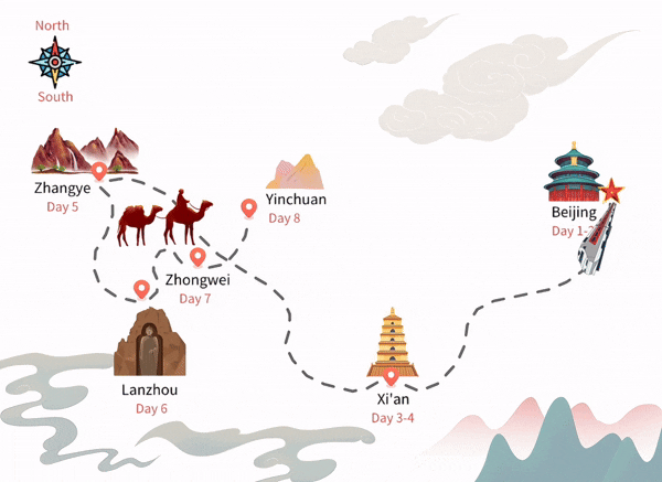 10 Days Exotic Tour: Beijing, Xi’an, Zhangye, Yinchuan 10 Days Exotic Tour: Beijing, Xi’an, Zhangye, Yinchuan