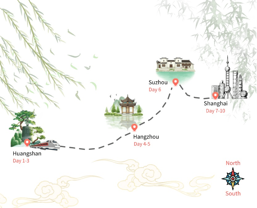 10 Days Natural and Modern China Tour: Huangshan, Hangzhou, Suzhou, Shanghai 10 Days Natural and Modern China Tour: Huangshan, Hangzhou, Suzhou, Shanghai