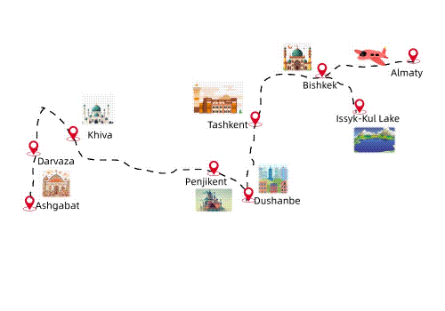 11 Days Central Asia Tour to 5 Stans 11 Days Central Asia Tour to 5 Stans