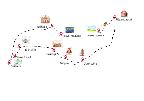 21 Days Mongolia, China, Kyrgyzstan and Uzbekistan Tour 21 Days Mongolia, China, Kyrgyzstan and Uzbekistan Tour