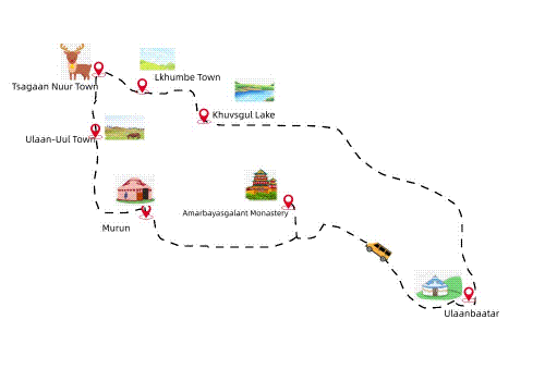 10 Days Northern Mongolia Tour 10 Days Northern Mongolia Tour