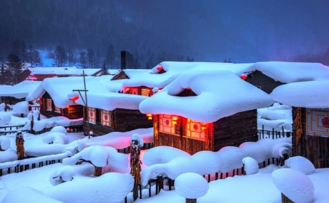 China snow town2 China snow town2