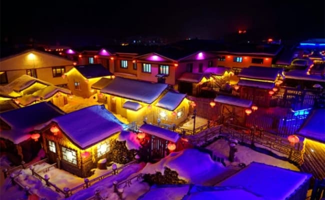 China snow town1 China snow town1